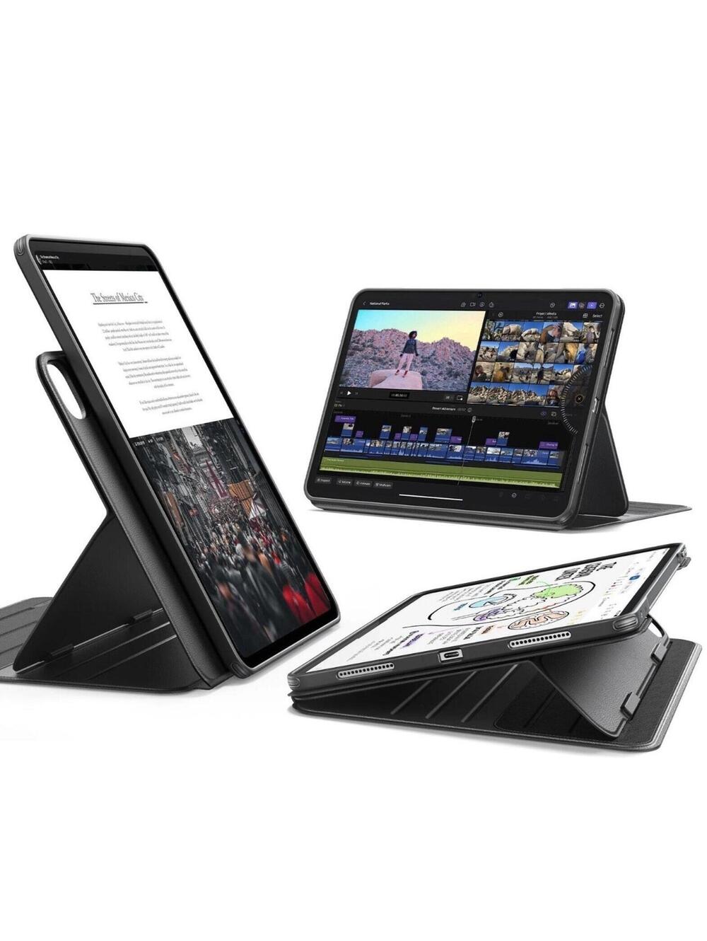 ESR for iPad Pro 13" Case (M5/M4) 2025/2024 Magnetic, Shift Series, Black